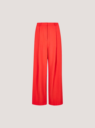 Soft Tailored Wide Leg Trousers