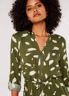 Utility Mini Dress , Khaki, large