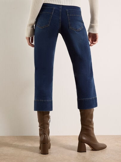 Ani Cropped Flare Jeans