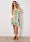 Tropical Patchwork Mini Dress, Assorted, large