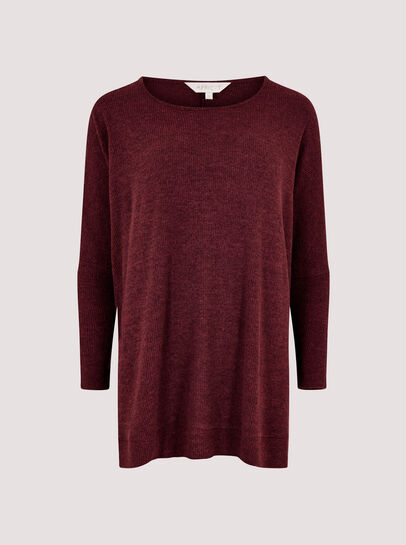 Ribbed Side Split Top
