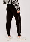 Pantalon de jogging tricoté avec cordon de serrage, noir, grand