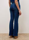 Lola Dark Wash Flare Jeans, Blue, large
