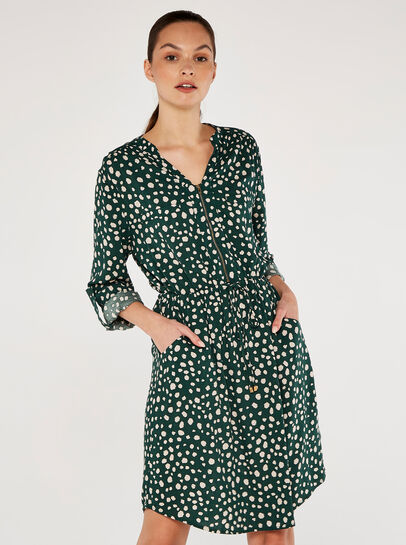 Painterly Dot Dress