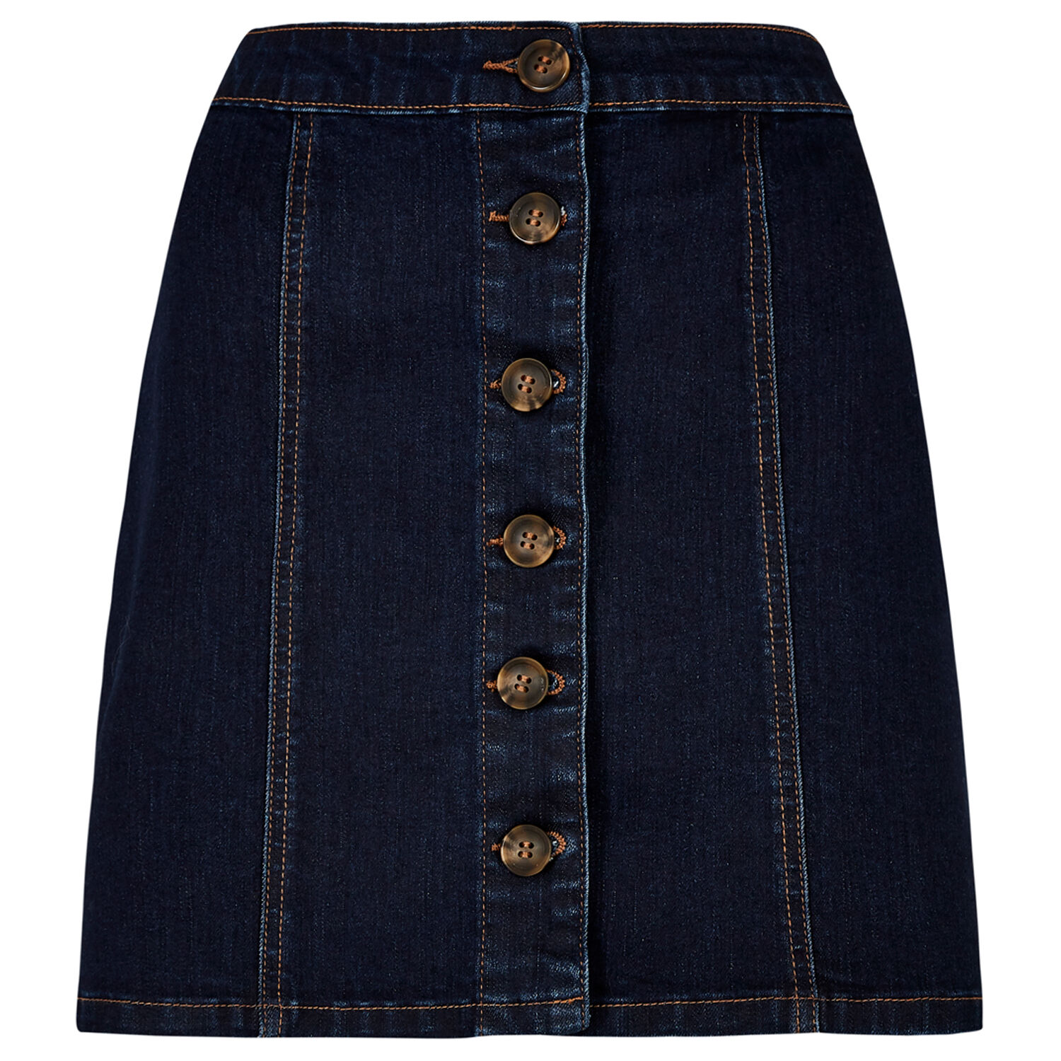 Mini Jupe En Jean Bleu Marine Vetements Apricot