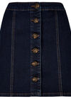Navy Denim Mini Skirt, Navy, large