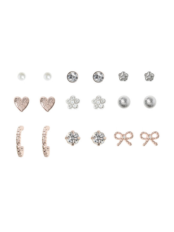 Stud Earrings Pack, Assorted, large