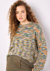 Space Dye Boxy Jumper, Green, large