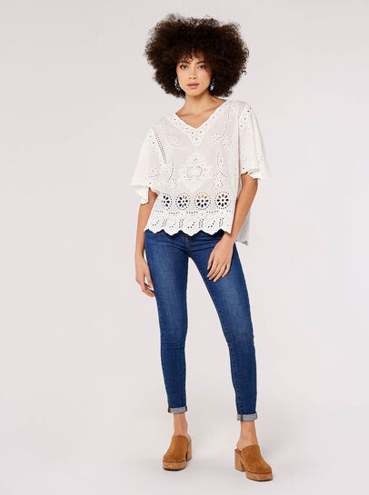 Embroidered Cotton Top