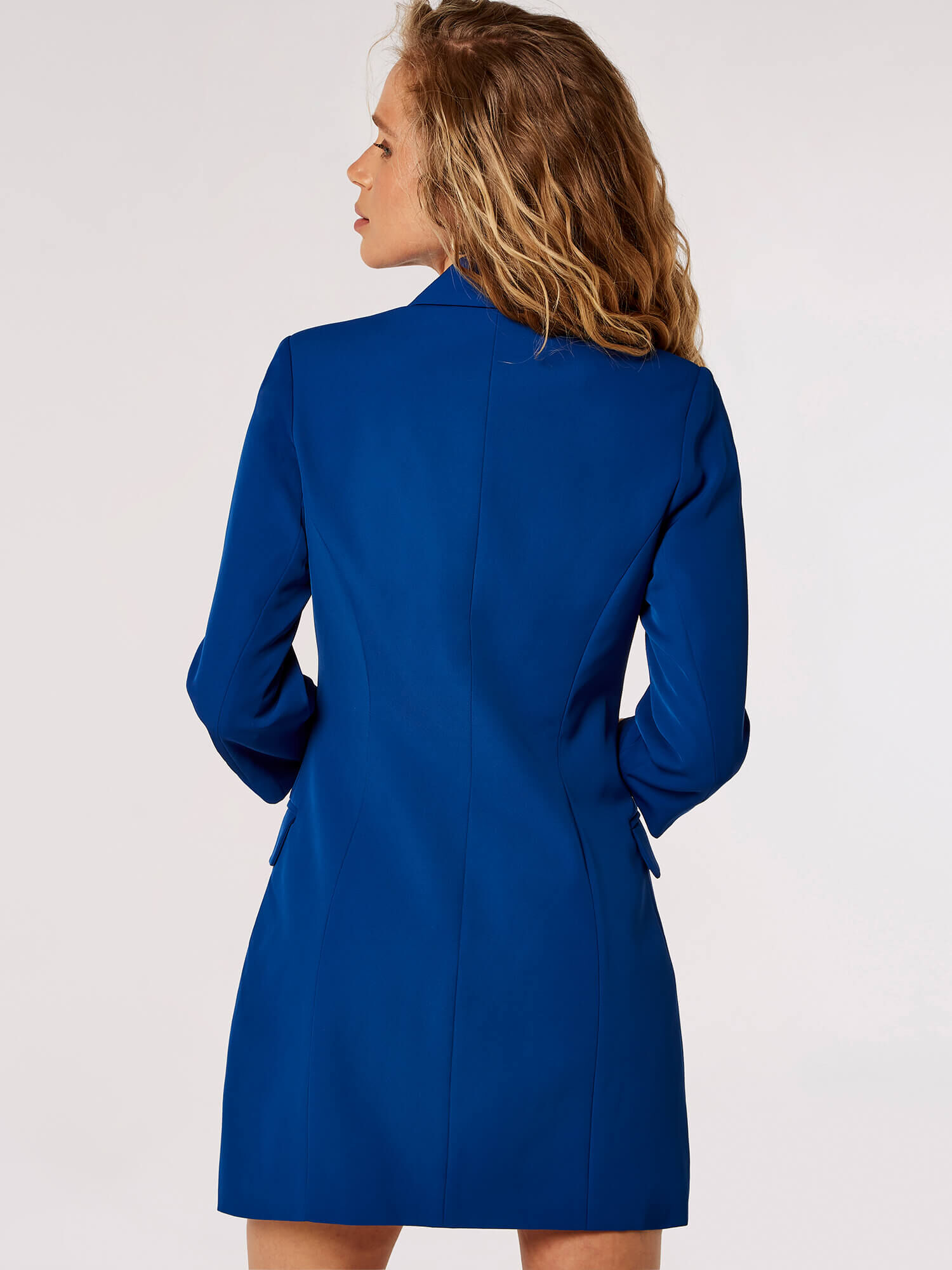 Robe blazer bleu hotsell