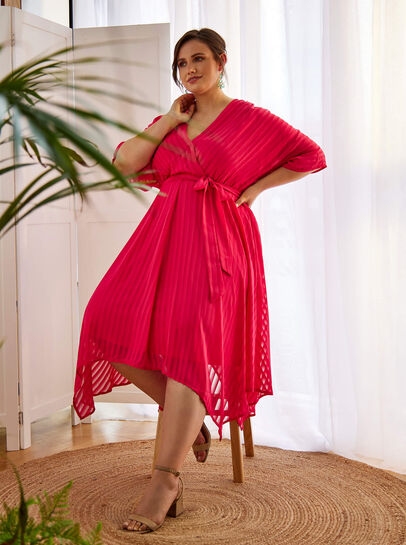 Curve Hankyhem Midi Dress