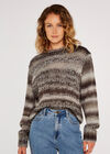 Chunky Knit Jumper, Grey, large