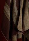Bold Stripe Blanket Cape, Blue, large