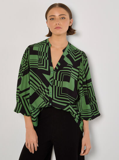 Geo Squares Shirt