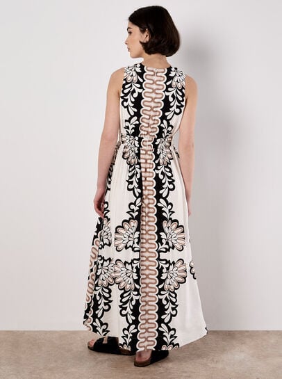 Floral Swirl Maxi Dress