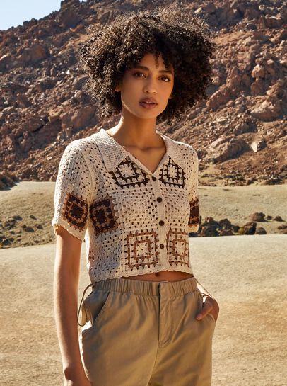 Crochet Squares Top
