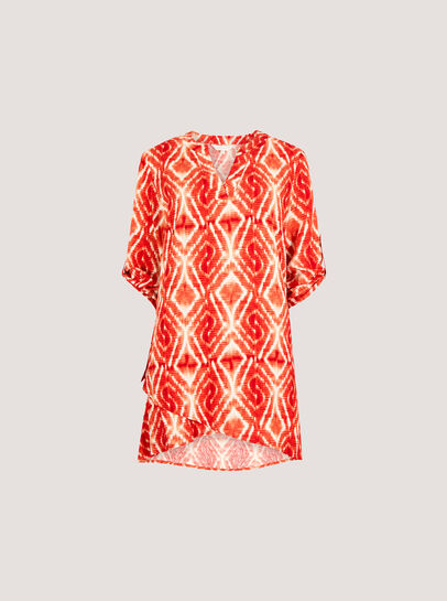 Tie Dye Swirl Tunic Top