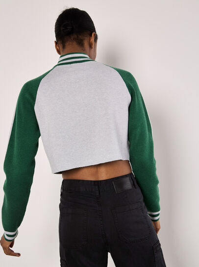 Cropped London Zip Jumper