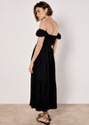 Self Check Midi Dress, Black, large