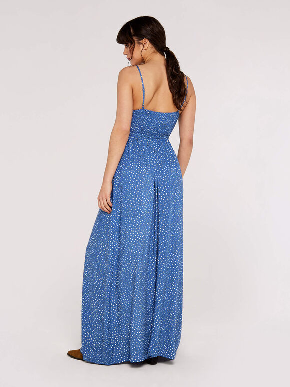Textured Cami Maxi Dress, Blue, large
