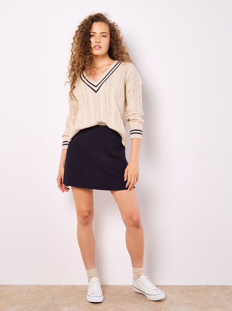 Cable Knit Cricket Jumper