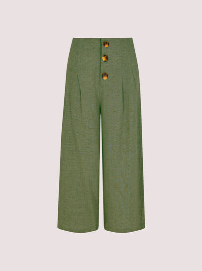 Linen Mix Culotte 
