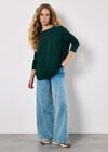 Pure Cotton Oversized Top, Green, large