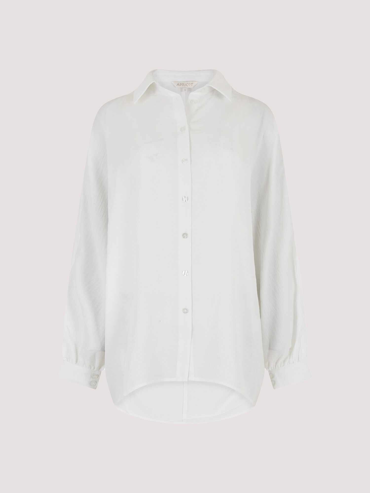 Oversized Batwing Shirt Apricot Clothing