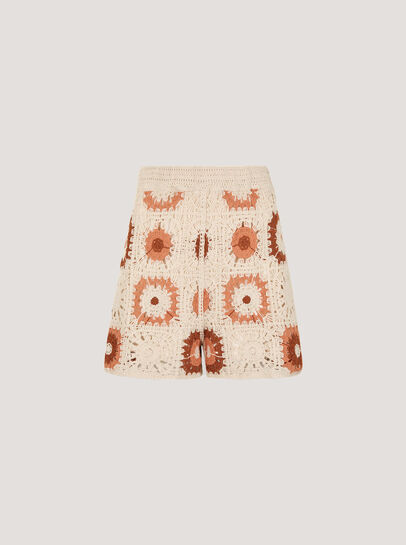 Crochet Squares Shorts