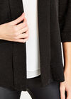 Glitter Tuxedo Blazer, Black, large