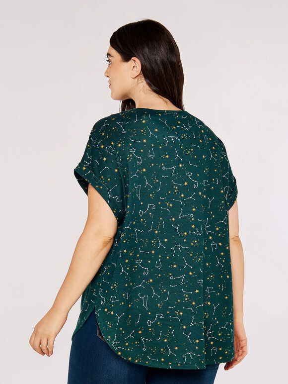 Curve Constellation Top, Green, large