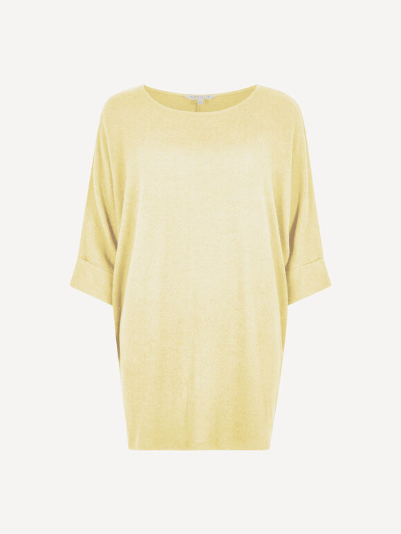 Soft Touch Batwing Top, Yellow, large