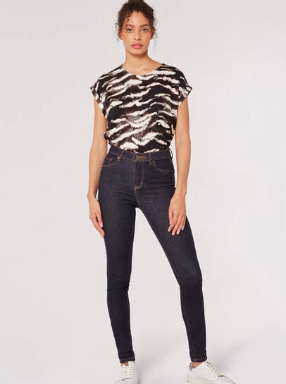 Sienna Raw Denim Skinny Jeans