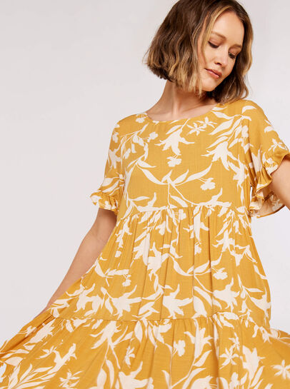 Floral Silhoutte Dress