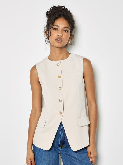 Tailored Waistcoat Top