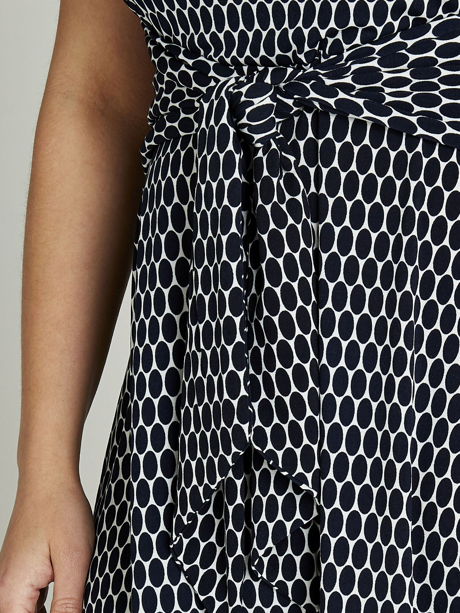 Apricot egg outlet print dress
