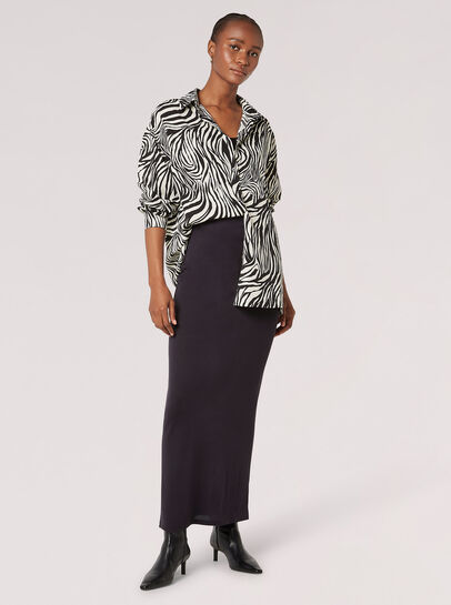 Zebra Swirl Oversized Shirt