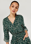 Painterly Dot Dress, Green, large
