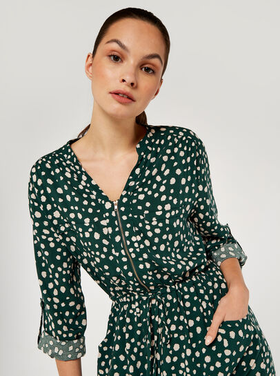 Painterly Dot Dress