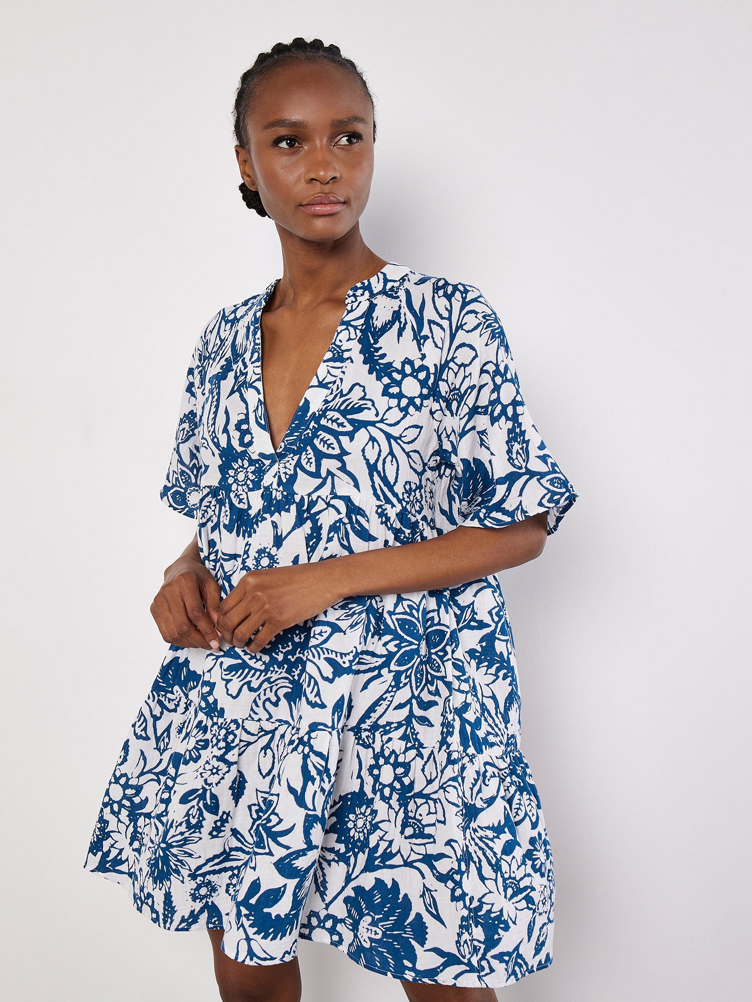 Mini robe fleurie store