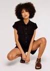 Utility Casa Playsuit, Black, large