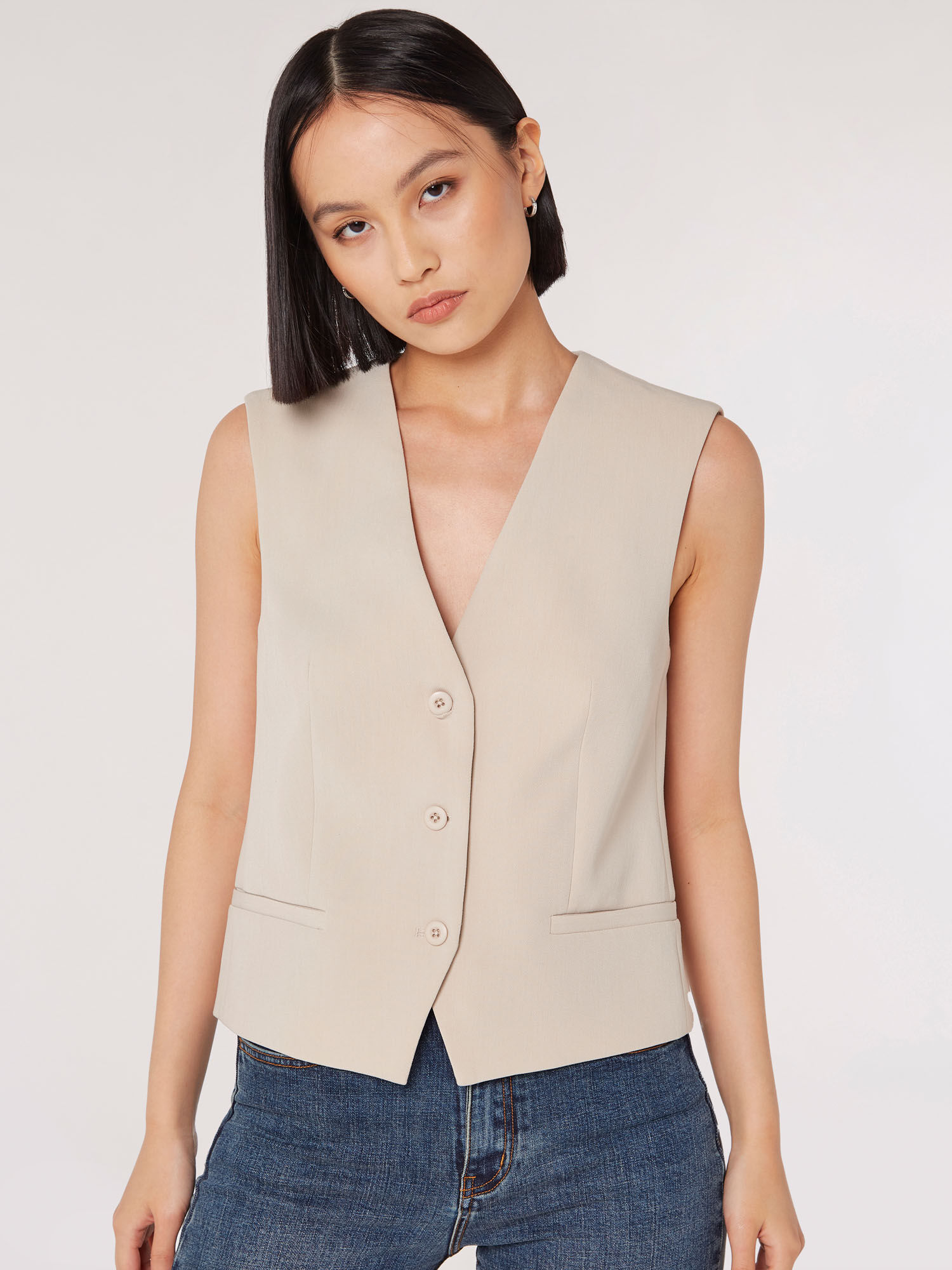 Three button vest online