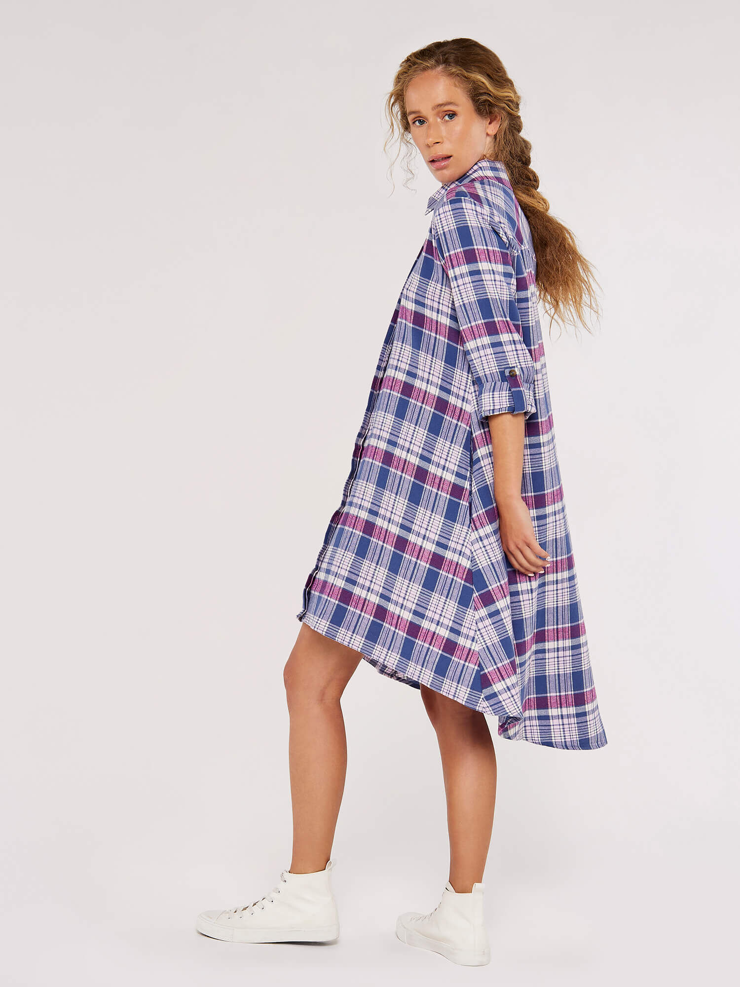 Robe chemise carreaux shop