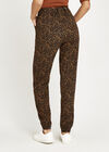 Black Animal Print Jogger, Black, large