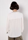 Embroidered Tassel Top, Green, large