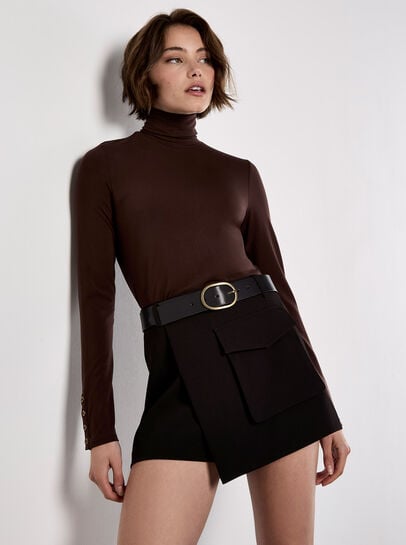 Pocket Wrap Mini Skort
