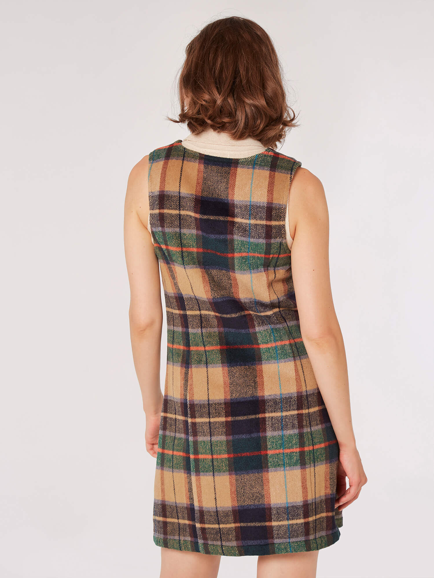Robe chasuble a carreaux shop
