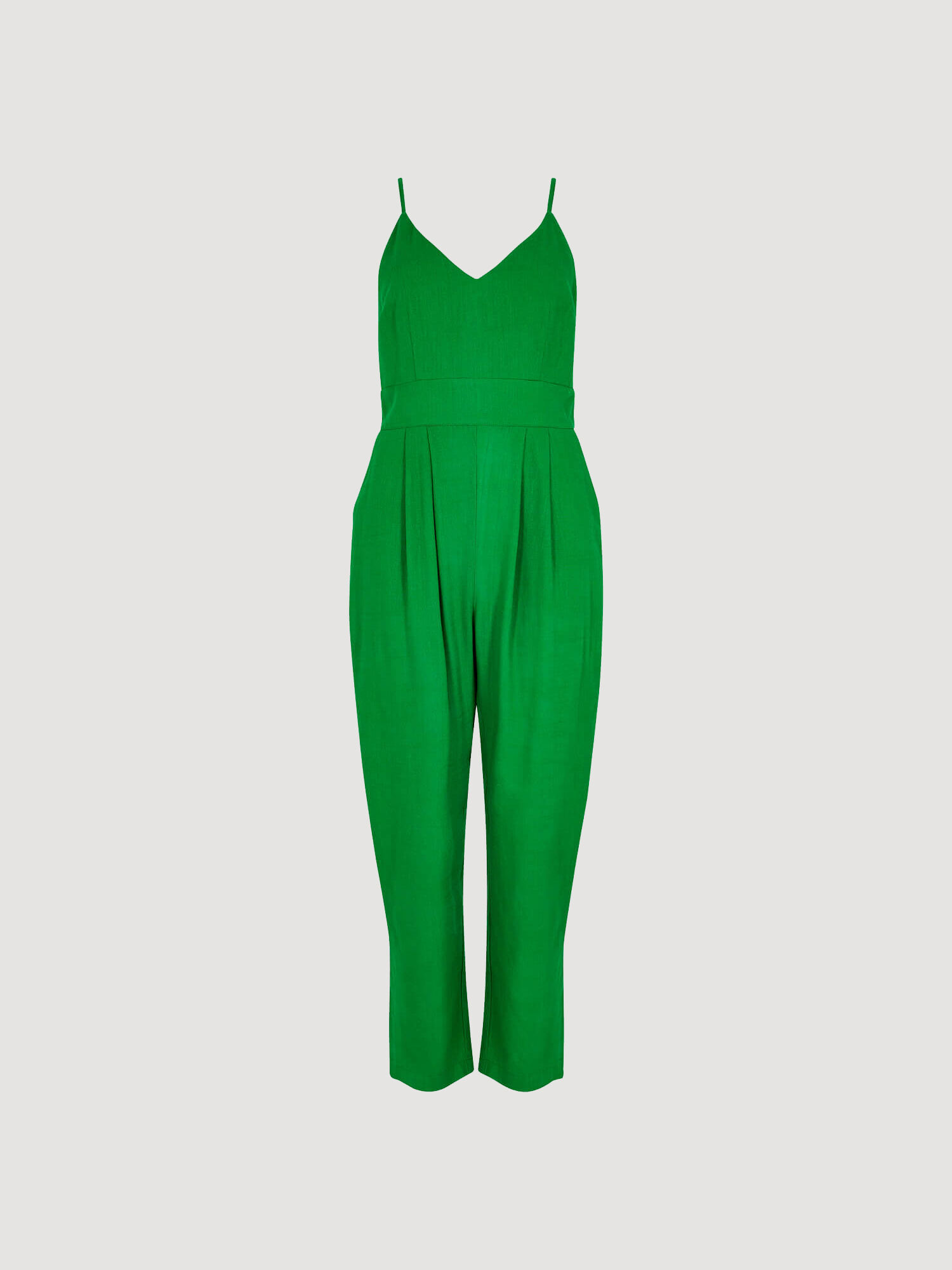 Linen Blend Camisole Jumpsuit