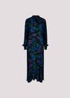 Floral Midaxi Dress, Blue, large