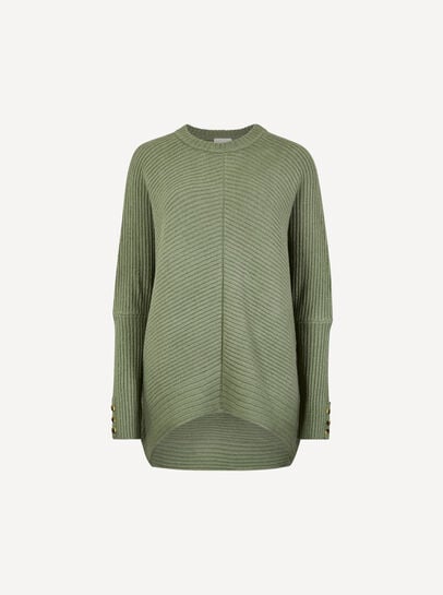 Chevron Knit Batwing Jumper